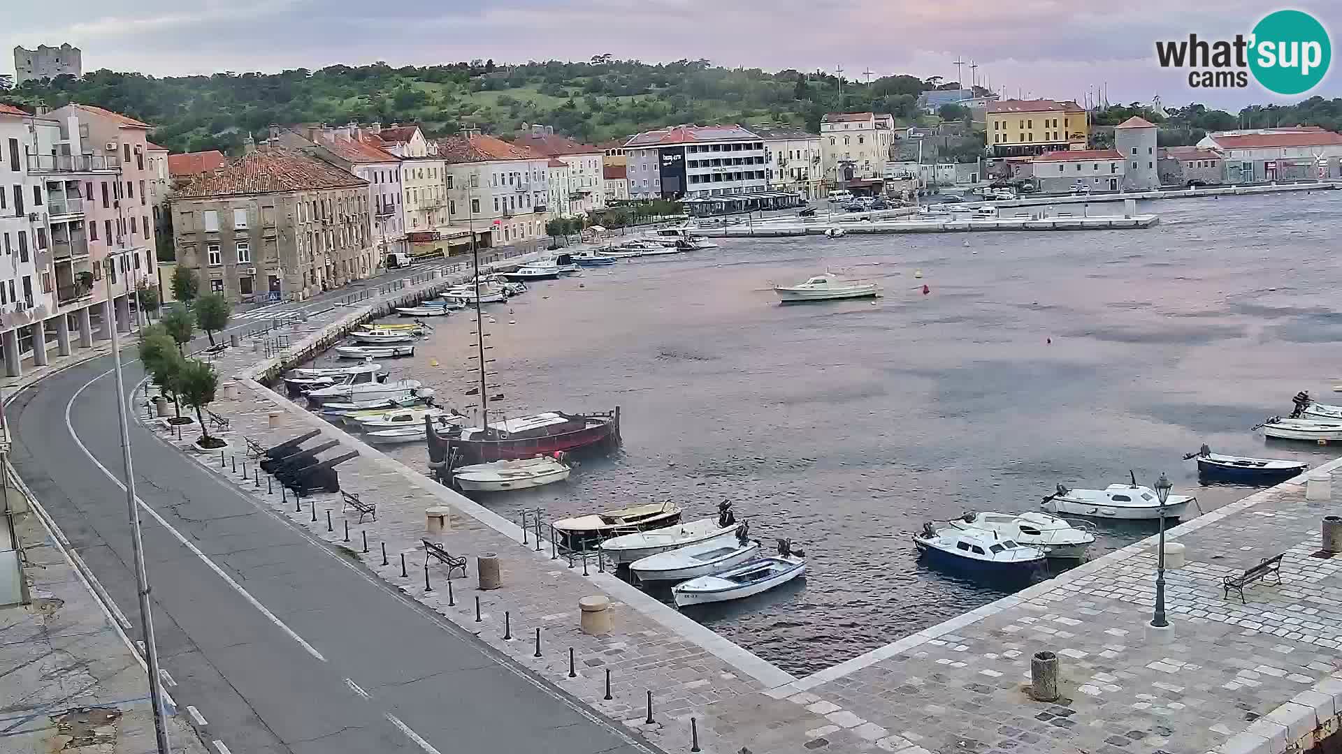 Senj camera en vivo – Vista panorámica de Senj riva