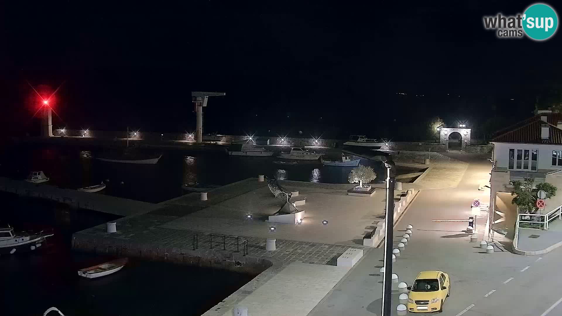 Senj camera en vivo – Vista panorámica de Senj riva