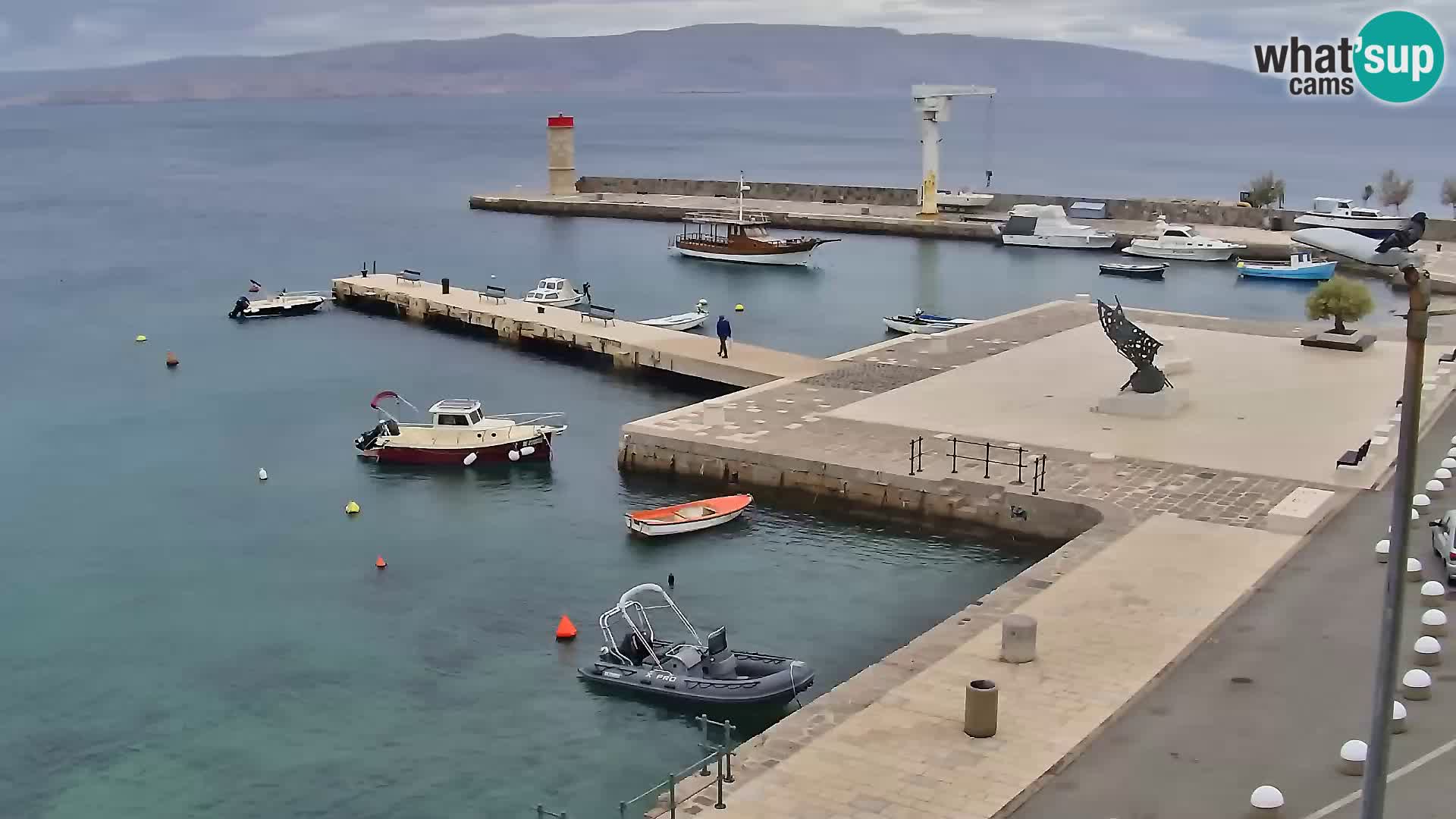 Senj Spletna kamera – pogled na obalo Senja
