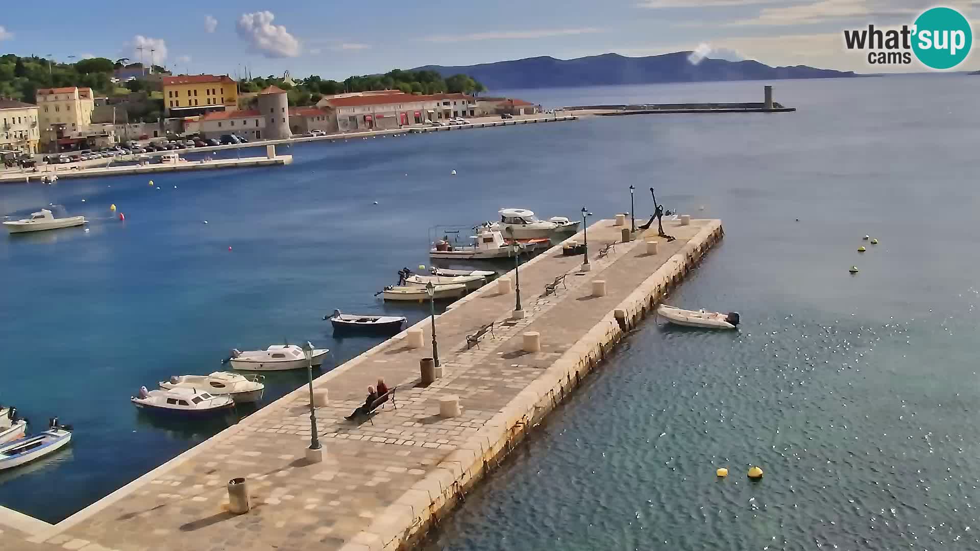 Senj Webcam – Panoramic view of Senj riva