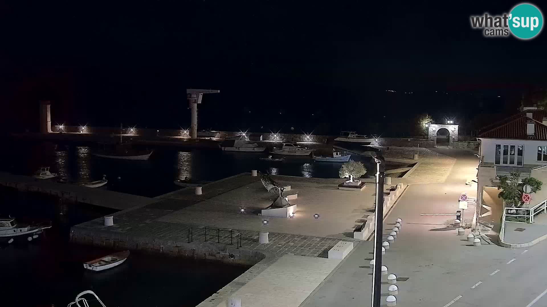 Senj Spletna kamera – pogled na obalo Senja