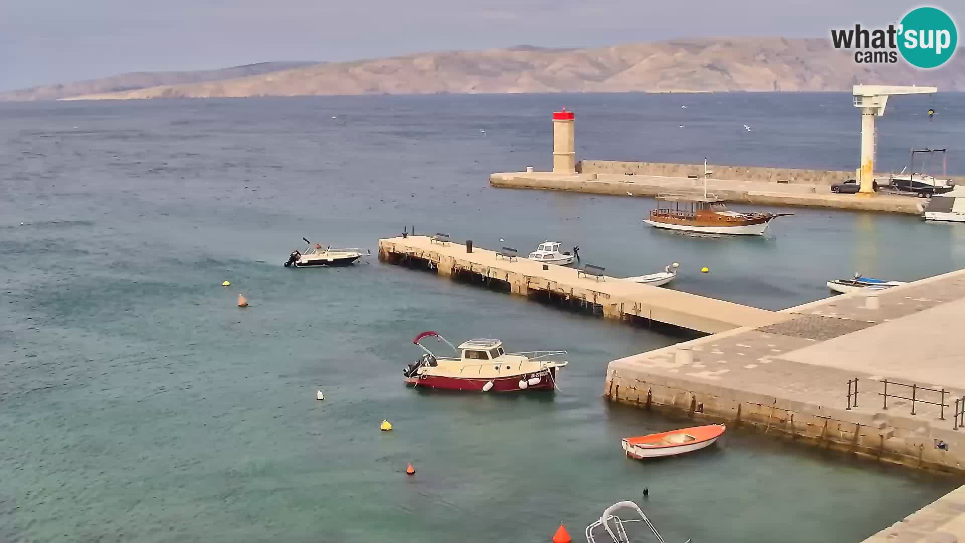 Senj camera en vivo – Vista panorámica de Senj riva