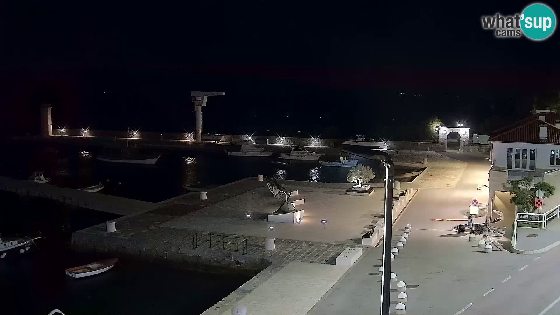 Senj Spletna kamera – pogled na obalo Senja