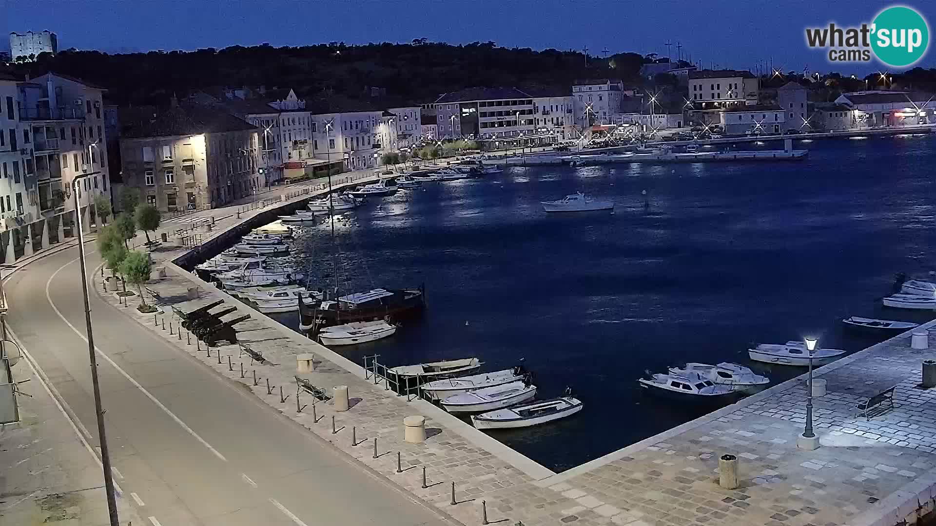 Senj Spletna kamera – pogled na obalo Senja