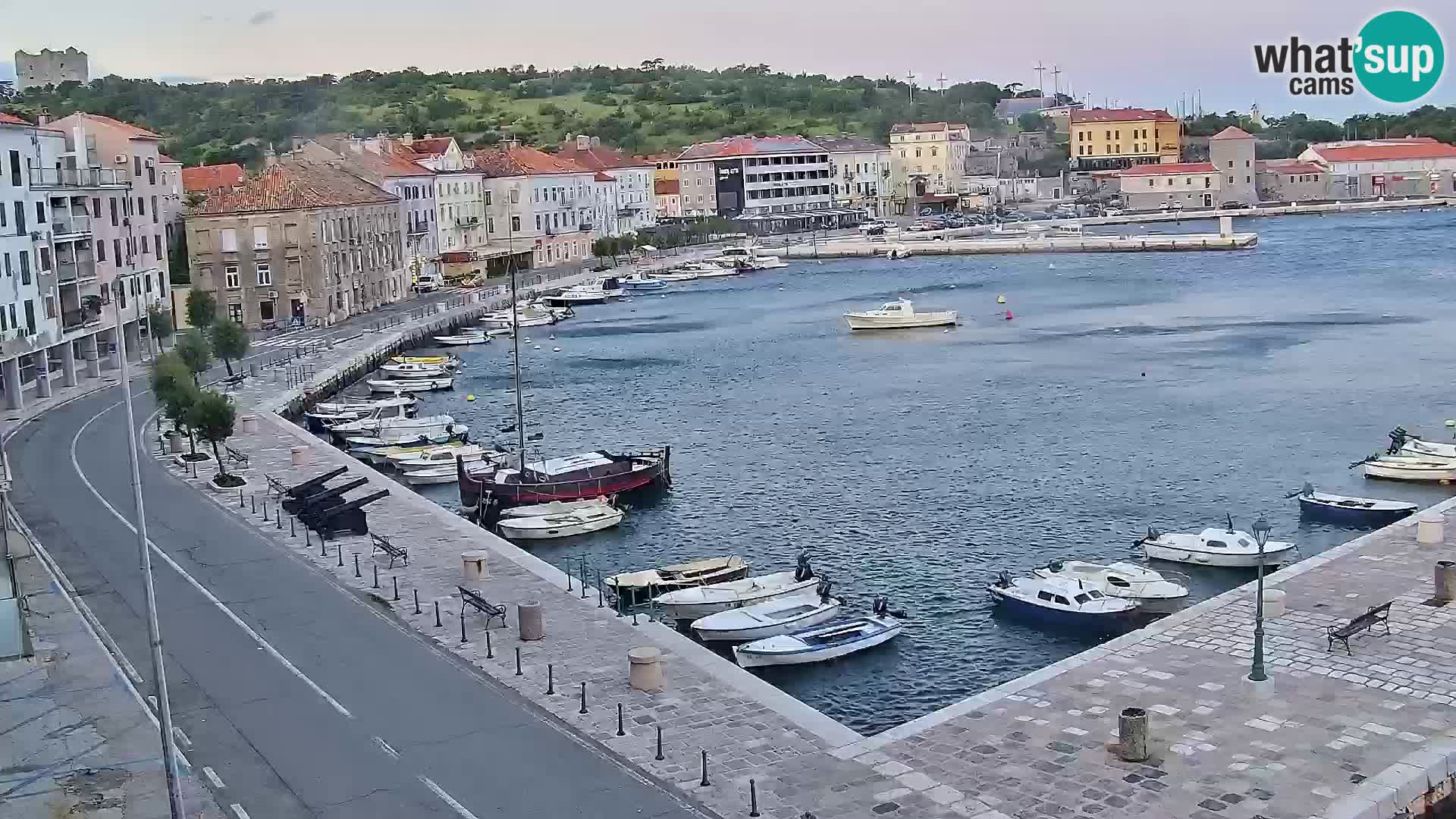 Senj Webcam – Panoramic view of Senj riva