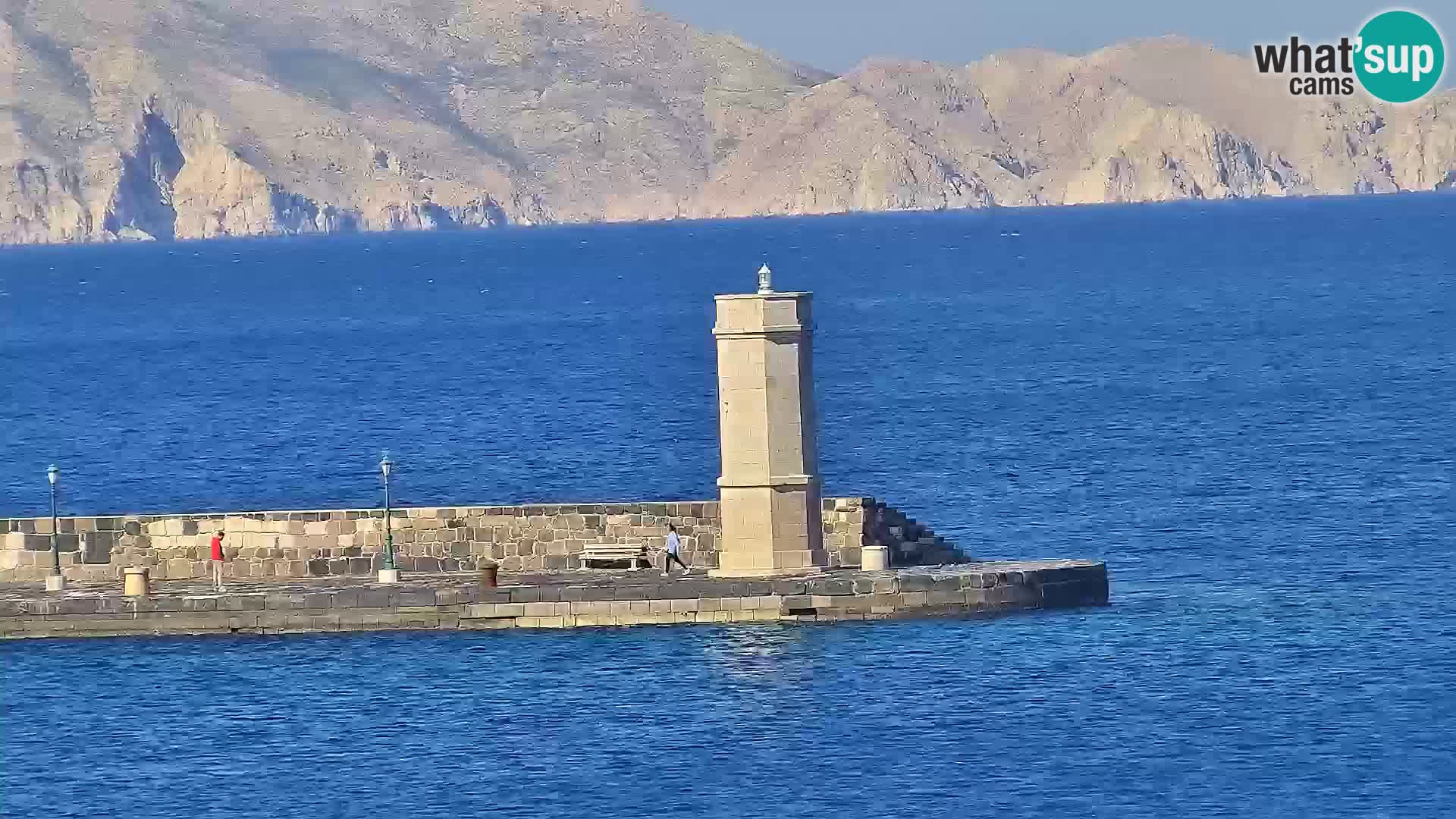 Senj Spletna kamera – pogled na obalo Senja
