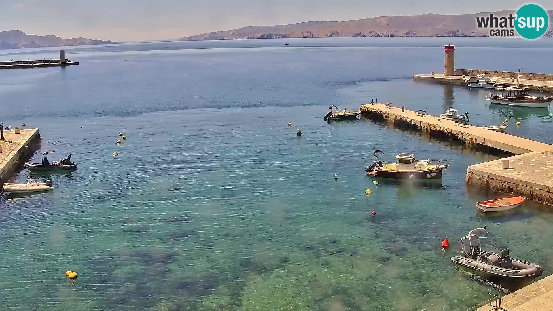 Senj camera en vivo – Vista panorámica de Senj riva