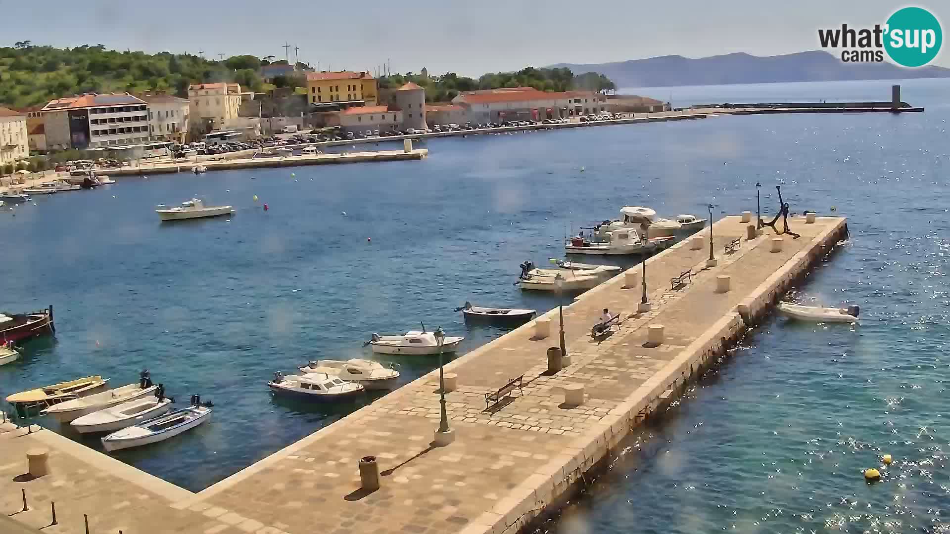 Senj Spletna kamera – pogled na obalo Senja