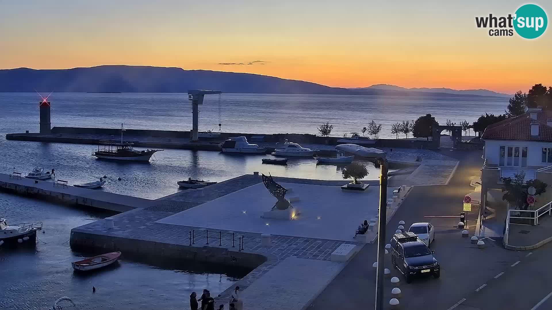 Webcam Segna – Panorama dell’lungomare di Senj