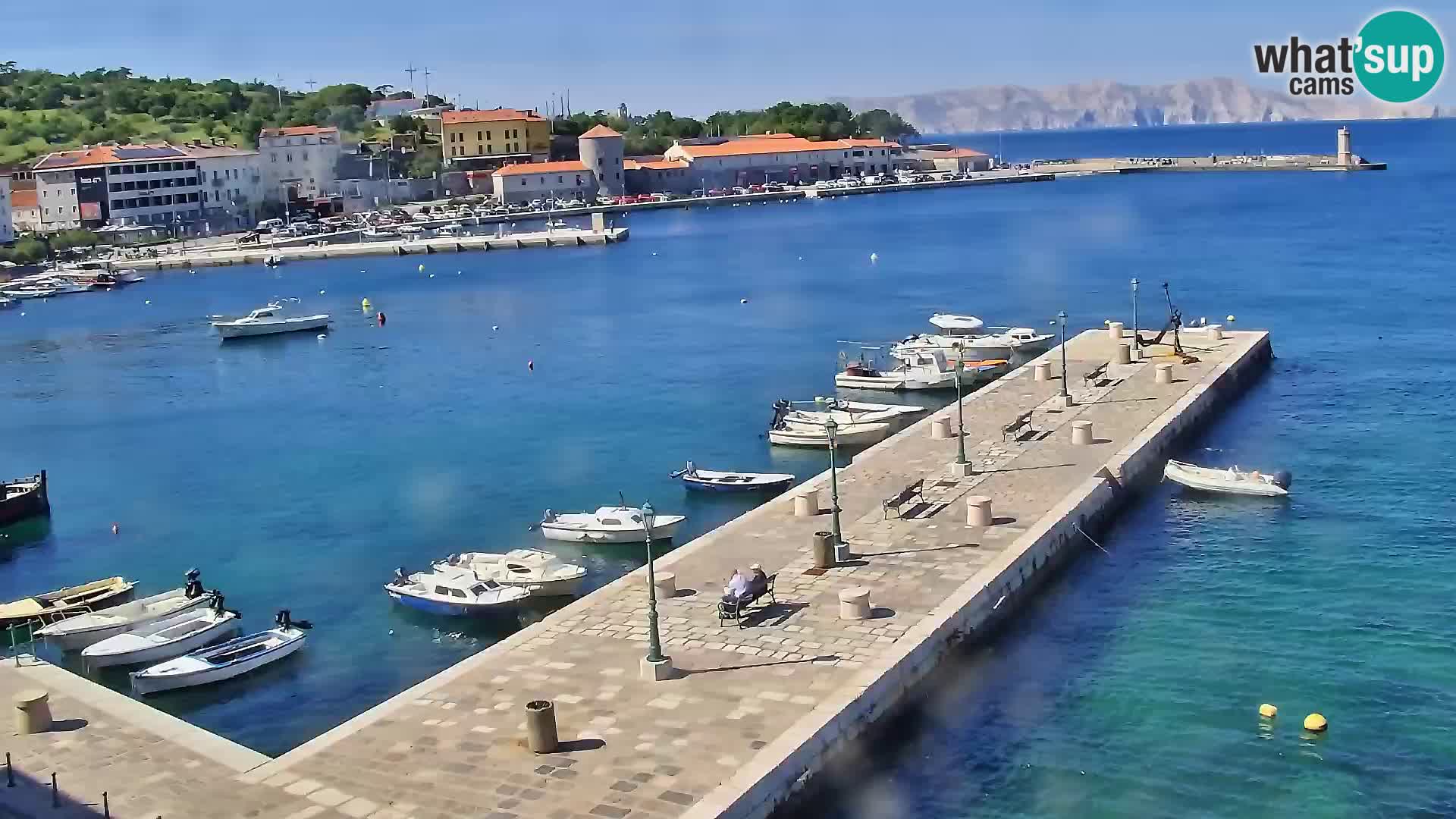 Webcam Segna – Panorama dell’lungomare di Senj