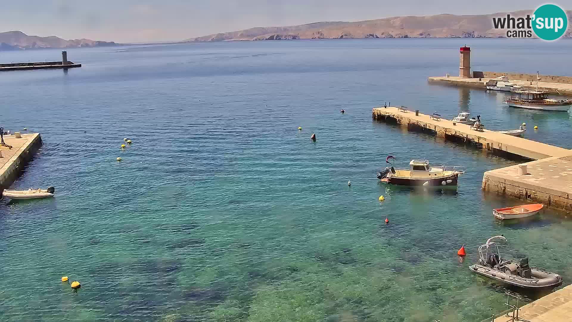 Webcam Segna – Panorama dell’lungomare di Senj