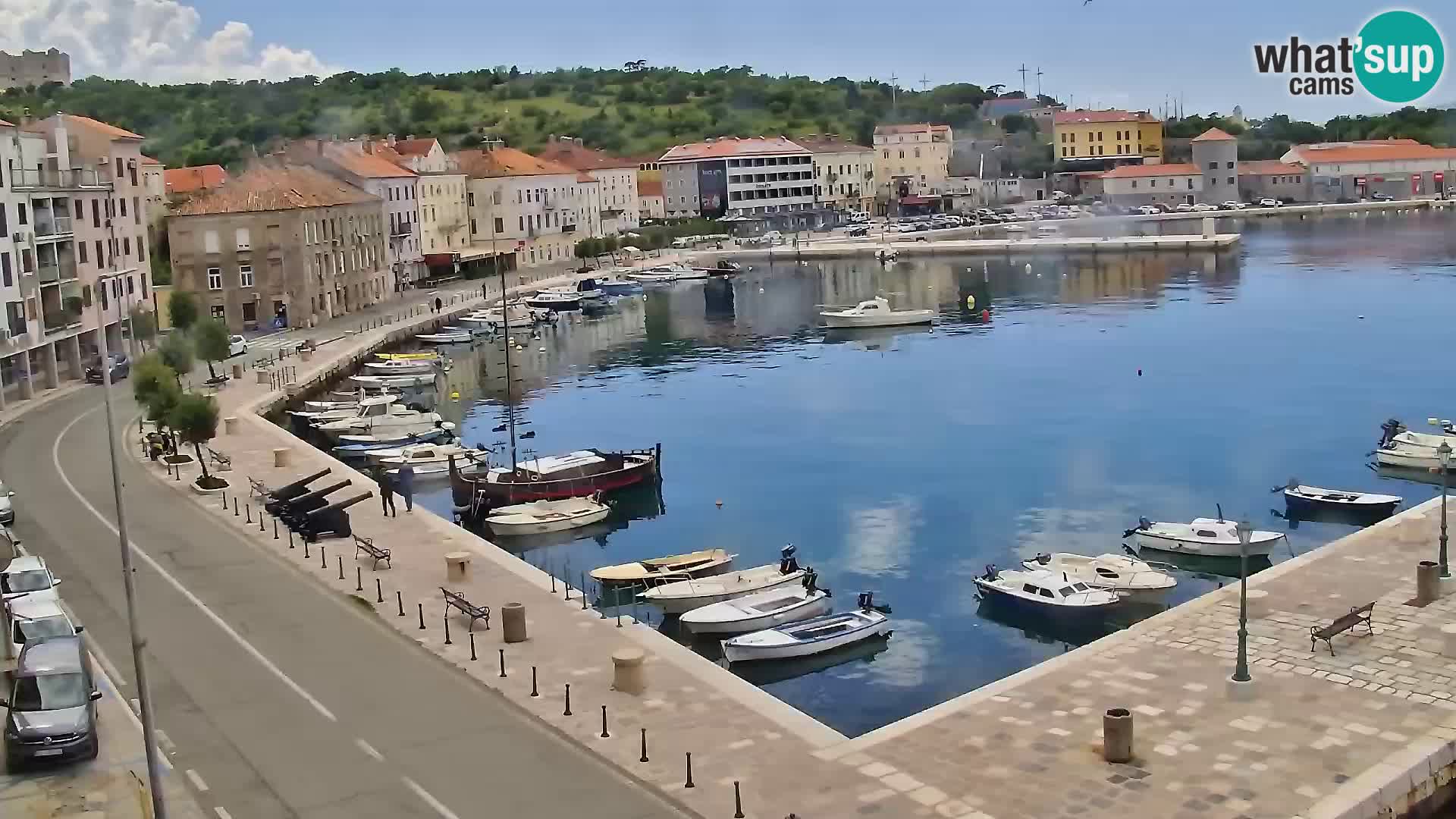 Senj Webcam – Panoramic view of Senj riva