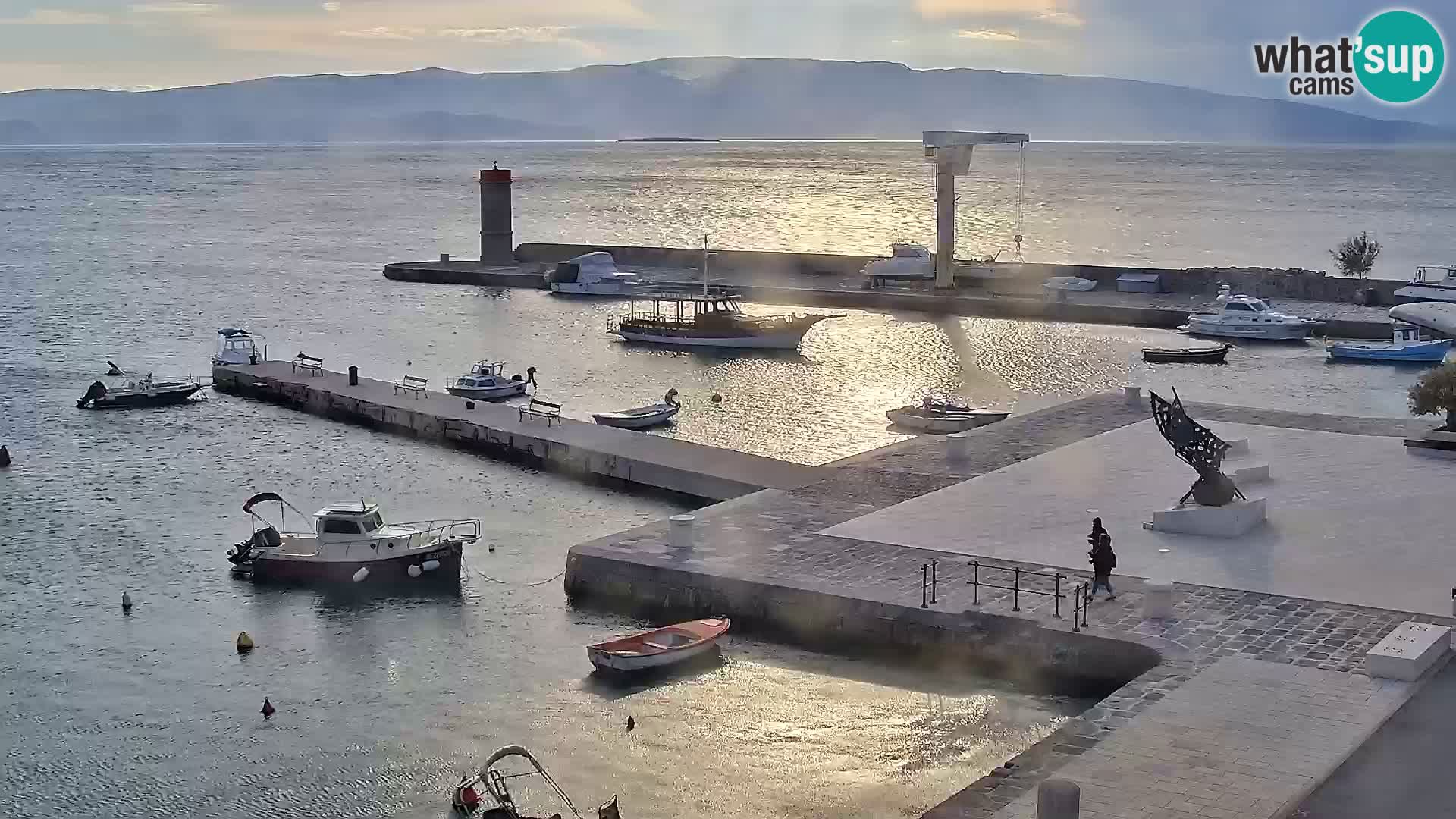 Webcam Segna – Panorama dell’lungomare di Senj