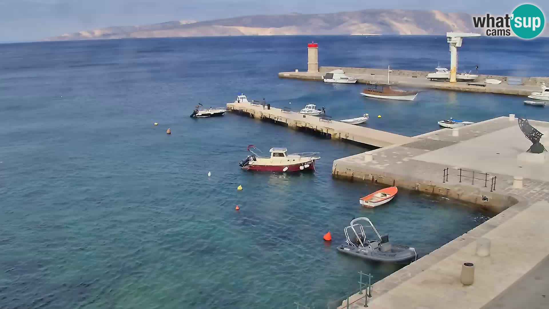 Webcam Segna – Panorama dell’lungomare di Senj