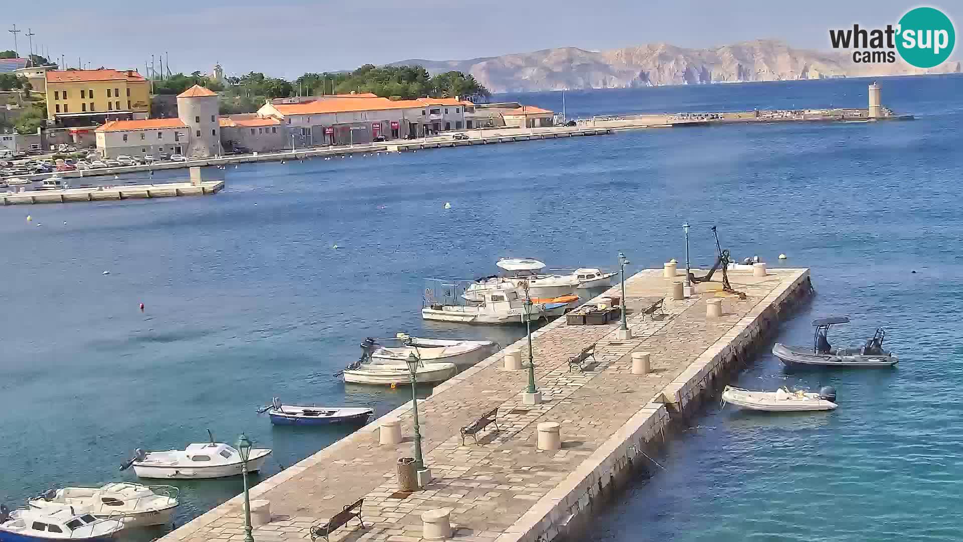 Senj Webcam – Panoramic view of Senj riva