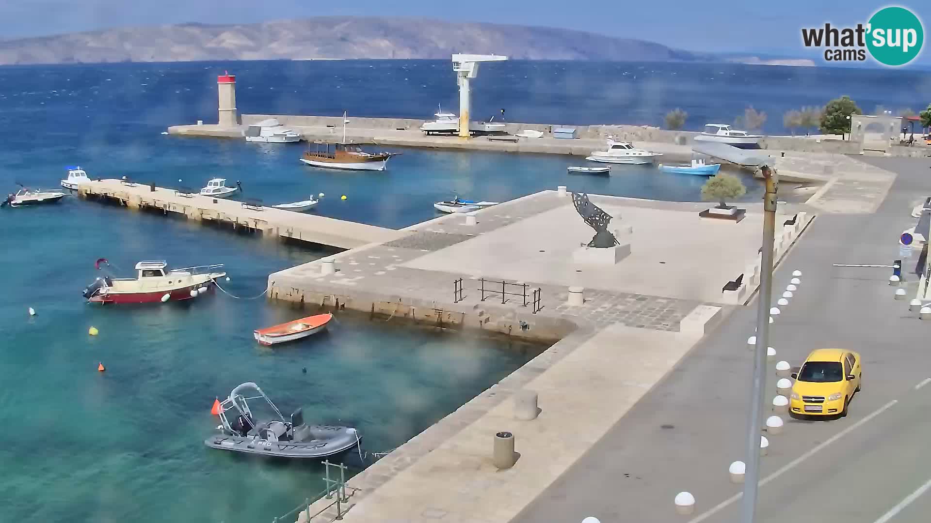 Webcam Segna – Panorama dell’lungomare di Senj