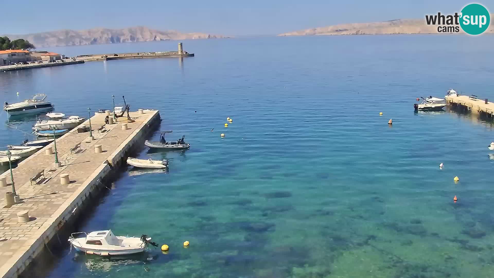 Senj camera en vivo – Vista panorámica de Senj riva