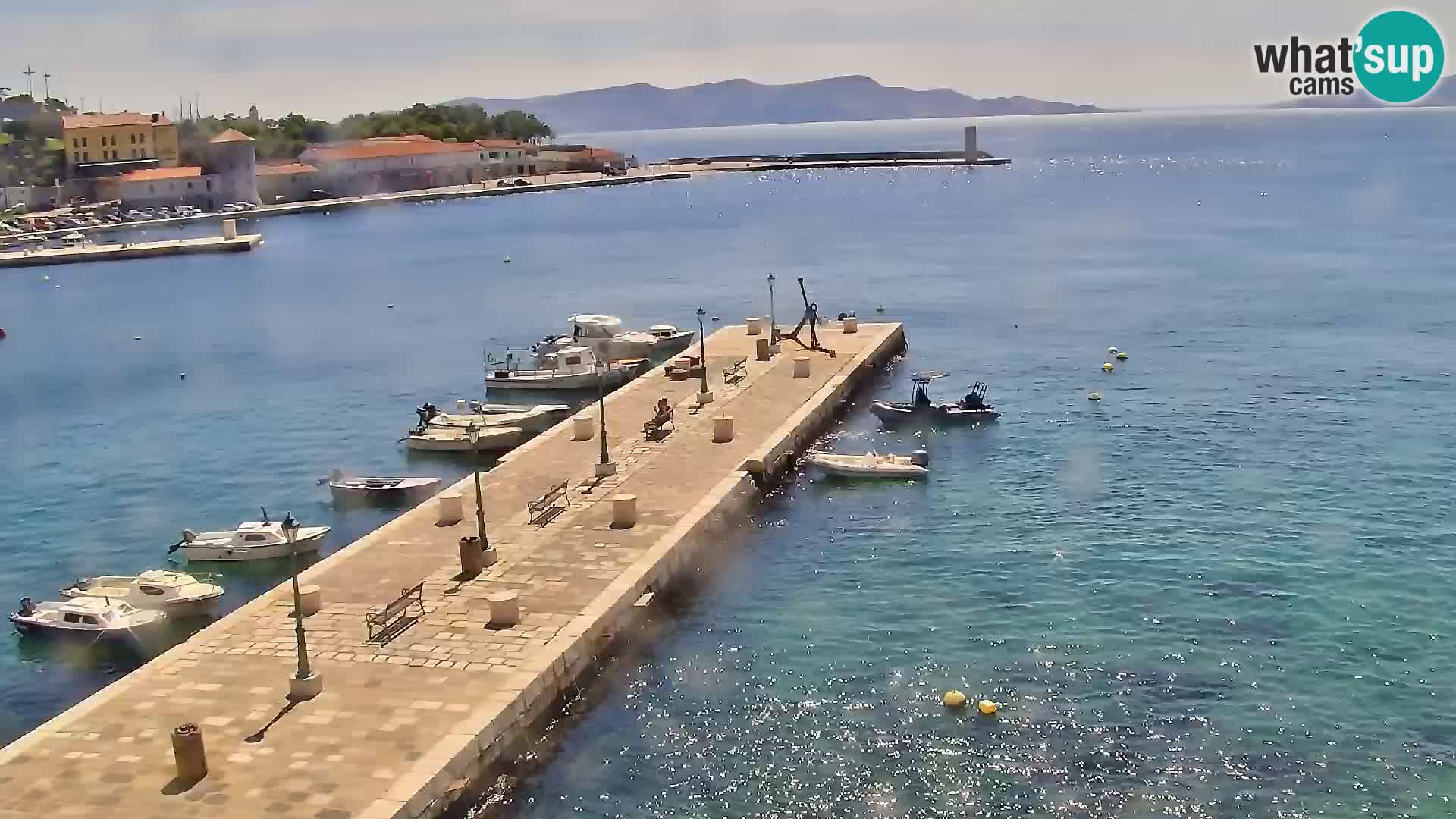 Senj Spletna kamera – pogled na obalo Senja