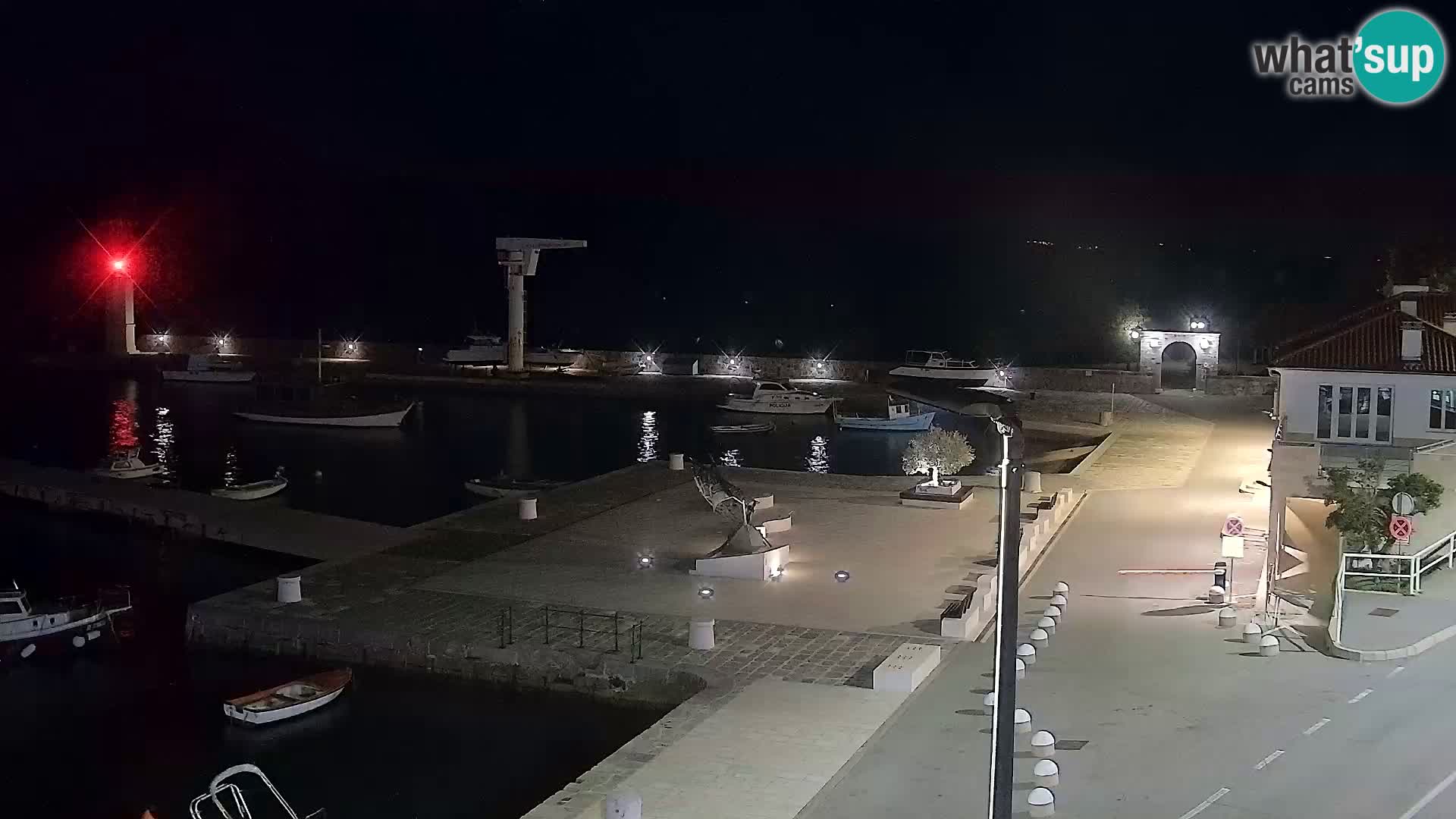 Senj Webcam – Panoramic view of Senj riva