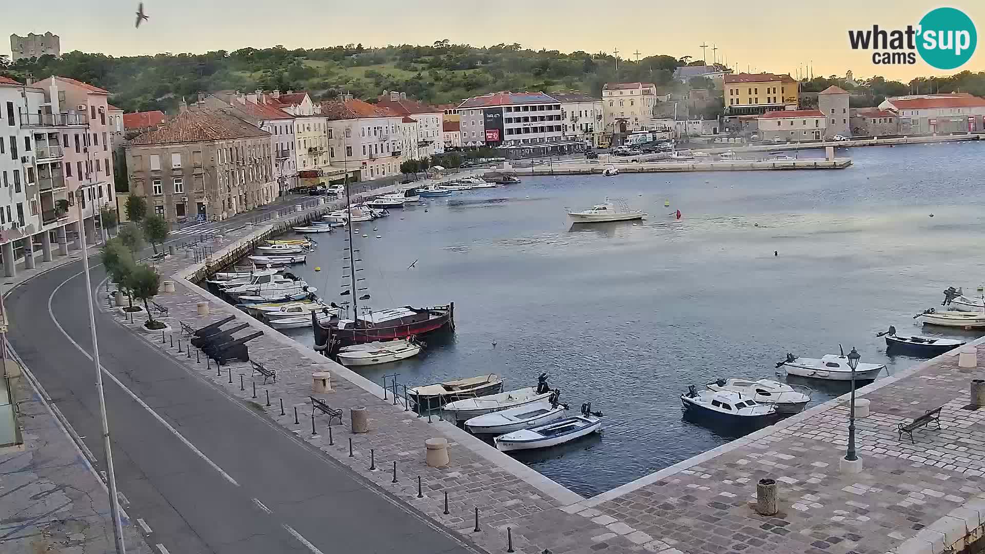 Senj camera en vivo – Vista panorámica de Senj riva