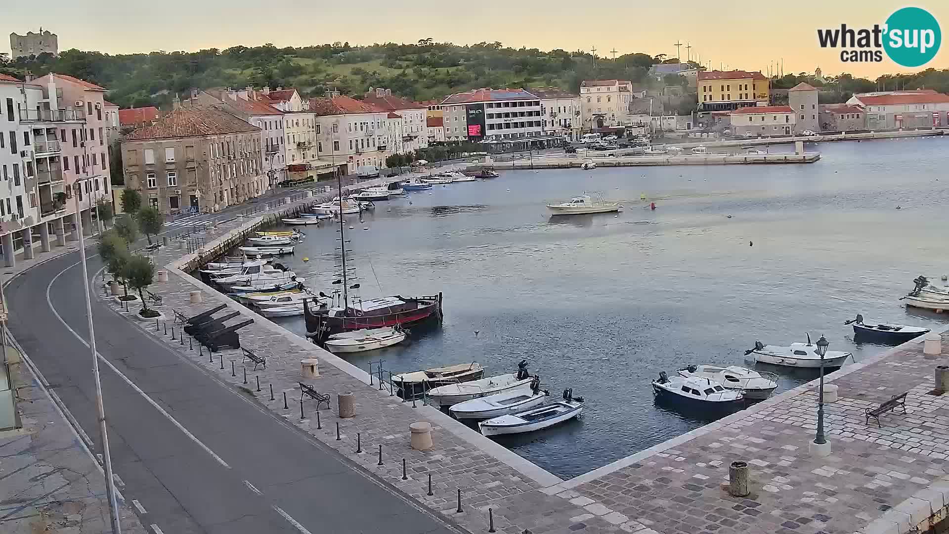 Senj Webcam – Panoramic view of Senj riva