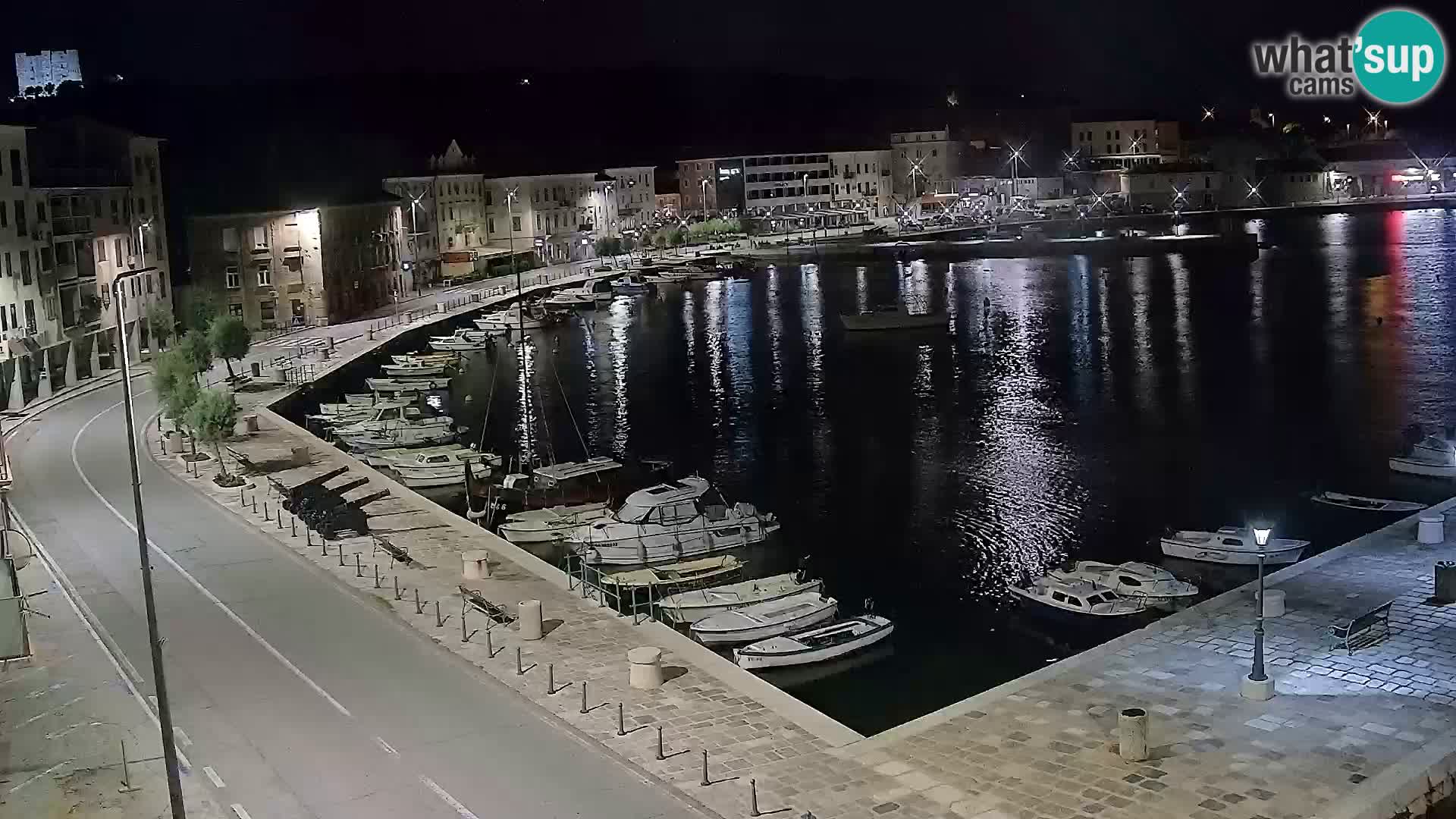 Kamera u živo Senj – Panoramski pogled na senjsku rivu