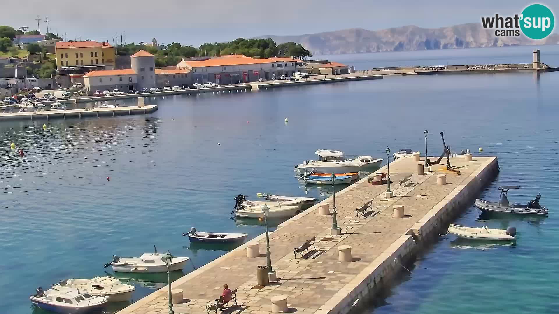 Senj camera en vivo – Vista panorámica de Senj riva