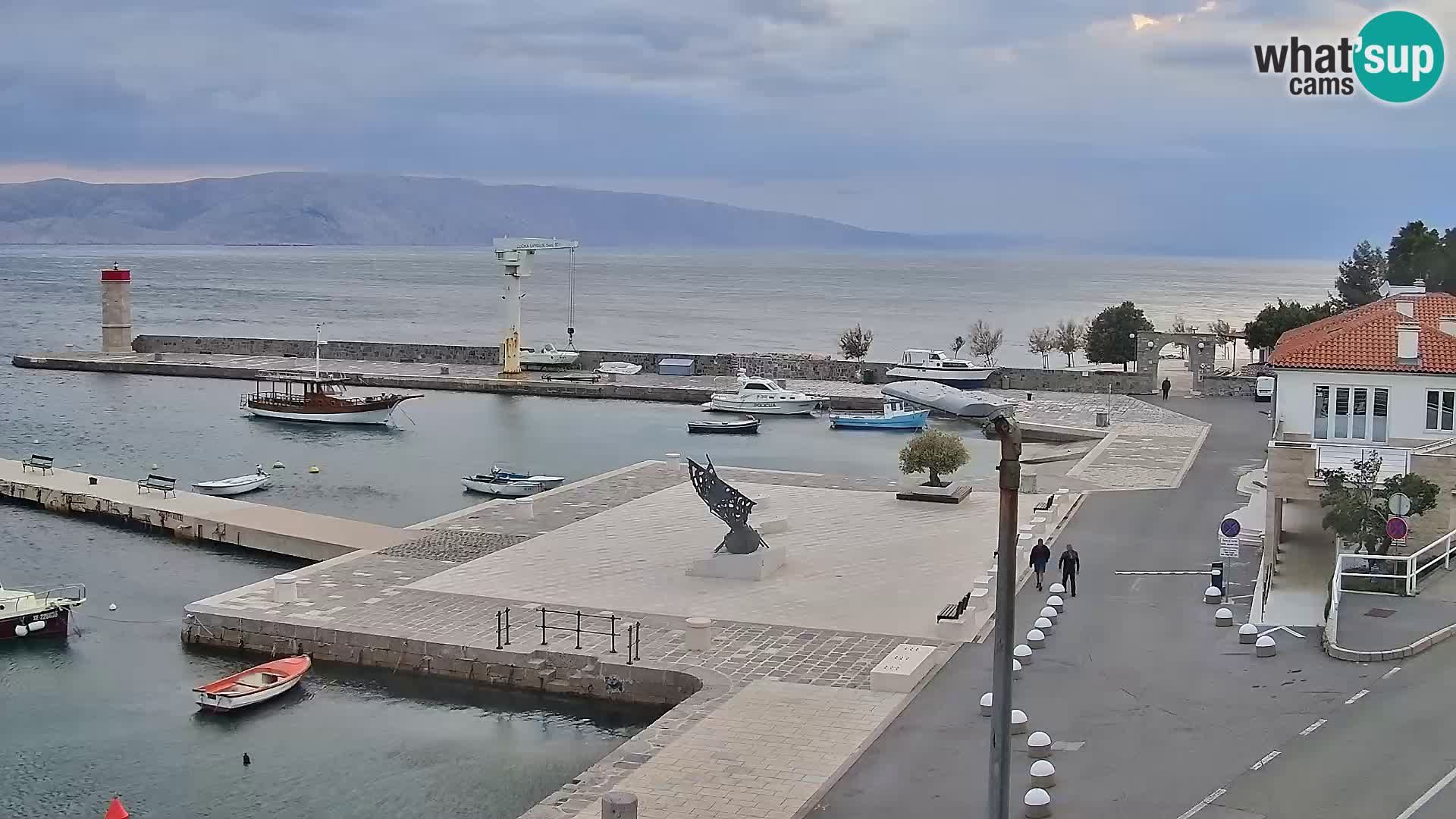 Senj Spletna kamera – pogled na obalo Senja
