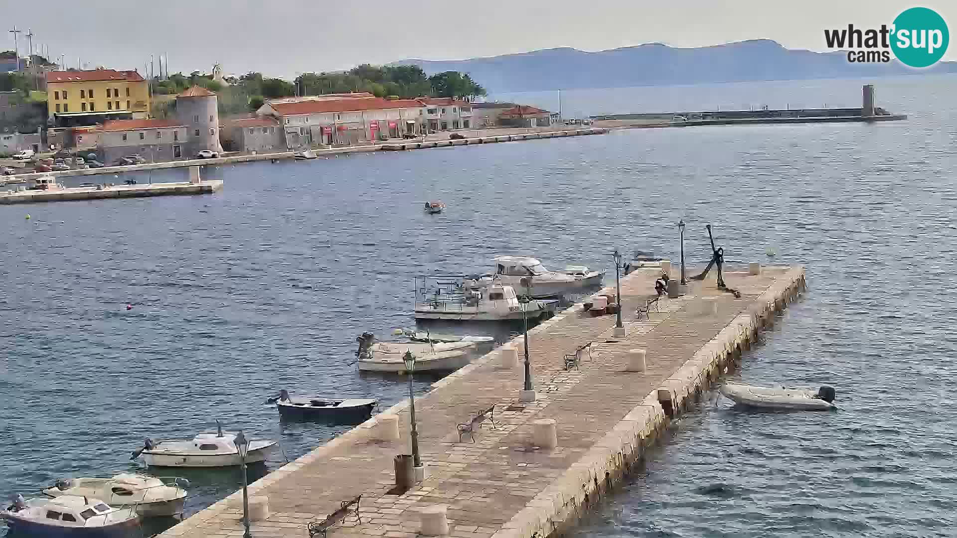 Senj Webcam – Panoramic view of Senj riva