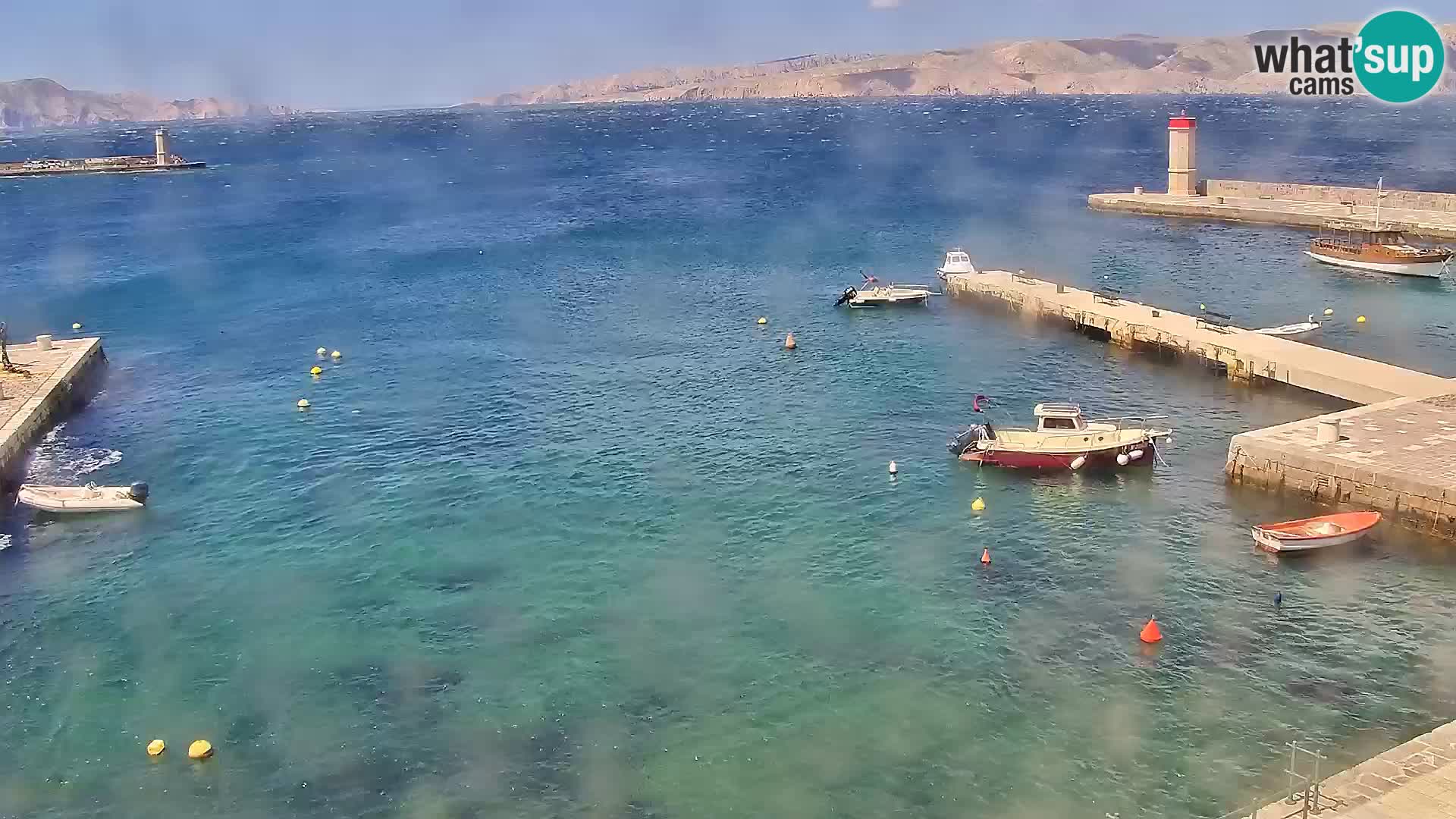 Kamera u živo Senj – Panoramski pogled na senjsku rivu