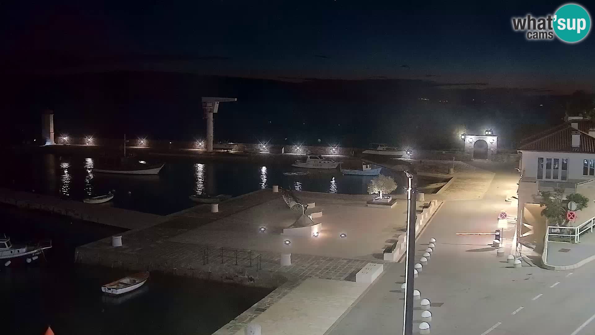 Senj Webcam – Panoramic view of Senj riva