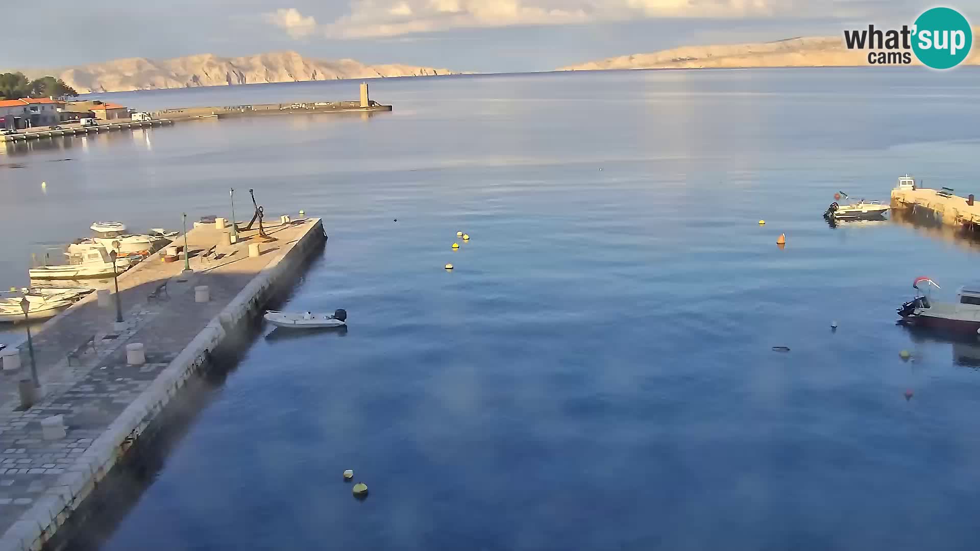 Kamera u živo Senj – Panoramski pogled na senjsku rivu