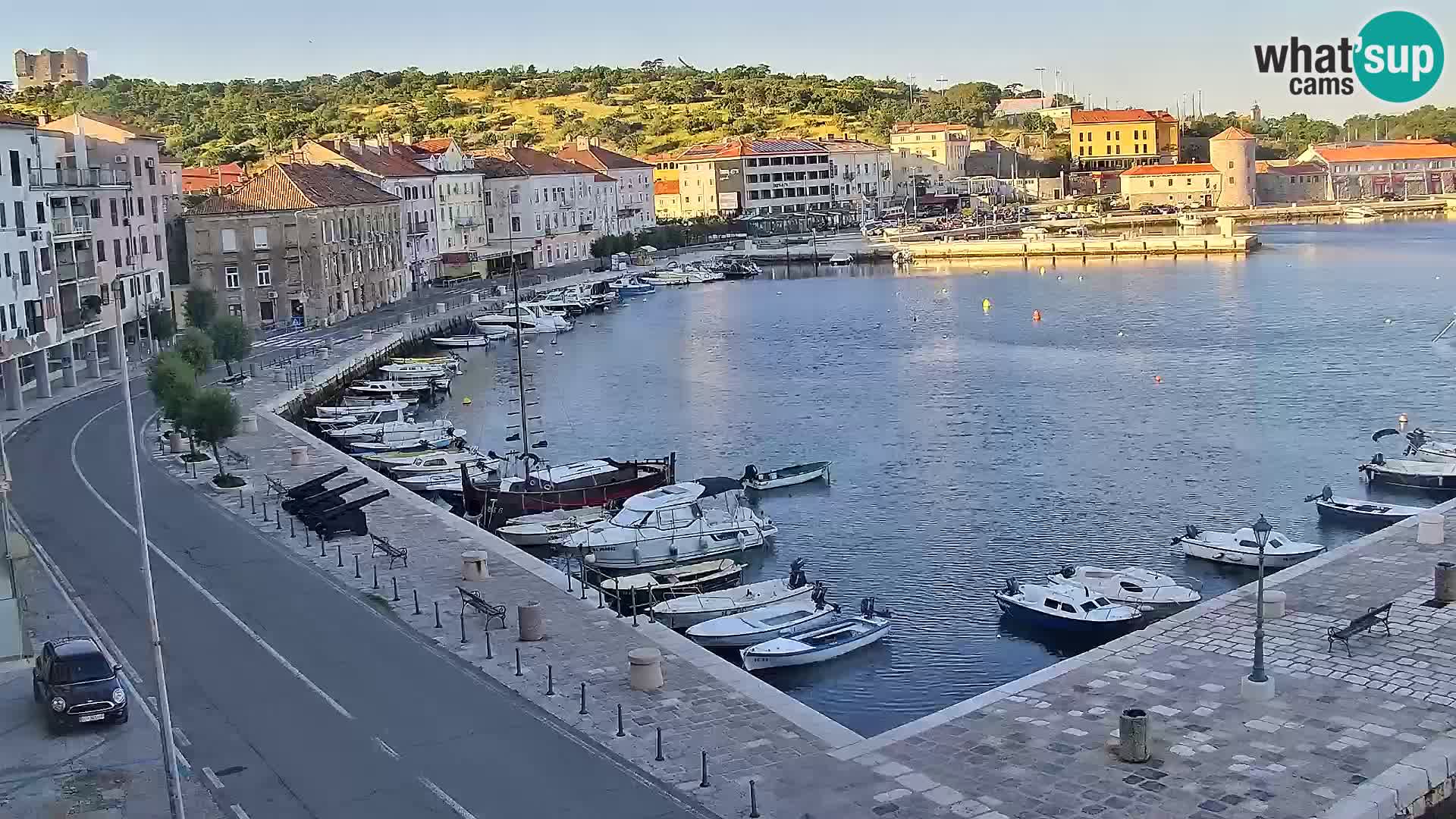 Senj Webcam – Panoramic view of Senj riva