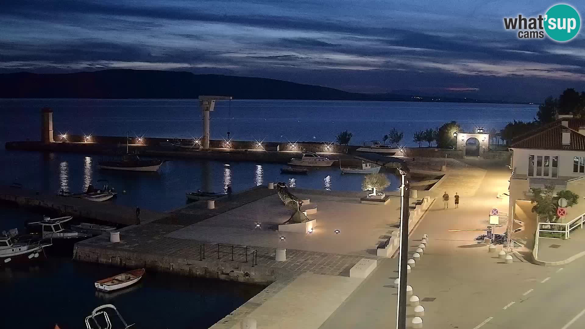 Webcam Segna – Panorama dell’lungomare di Senj