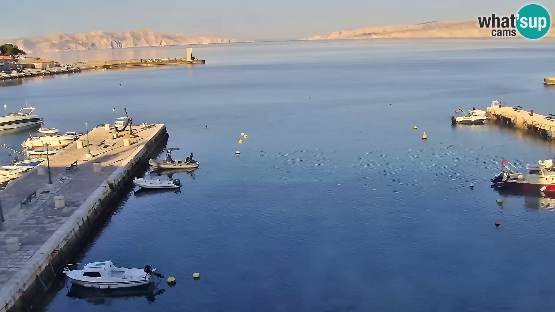 Senj camera en vivo – Vista panorámica de Senj riva