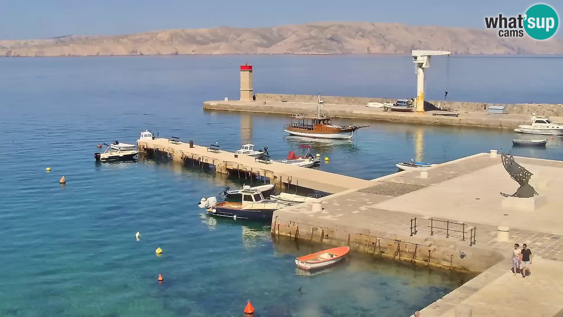 Webcam Segna – Panorama dell’lungomare di Senj