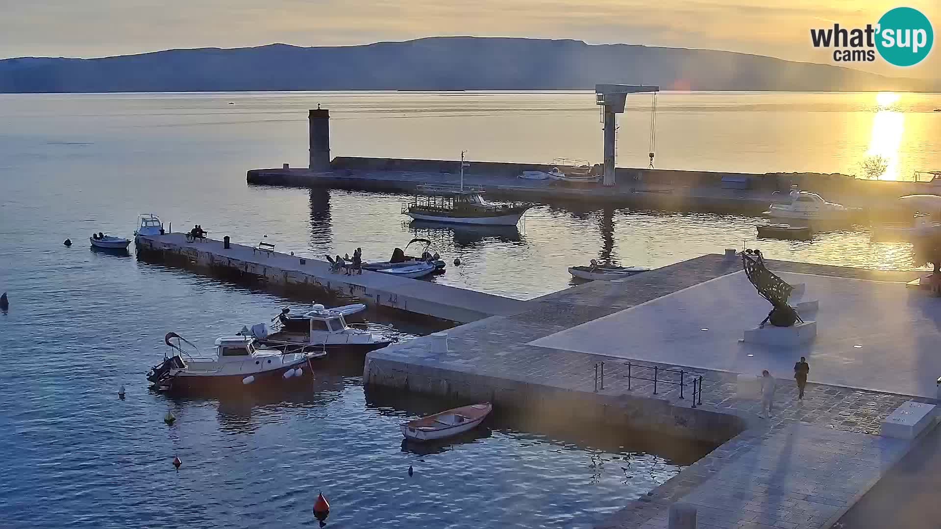 Senj Spletna kamera – pogled na obalo Senja