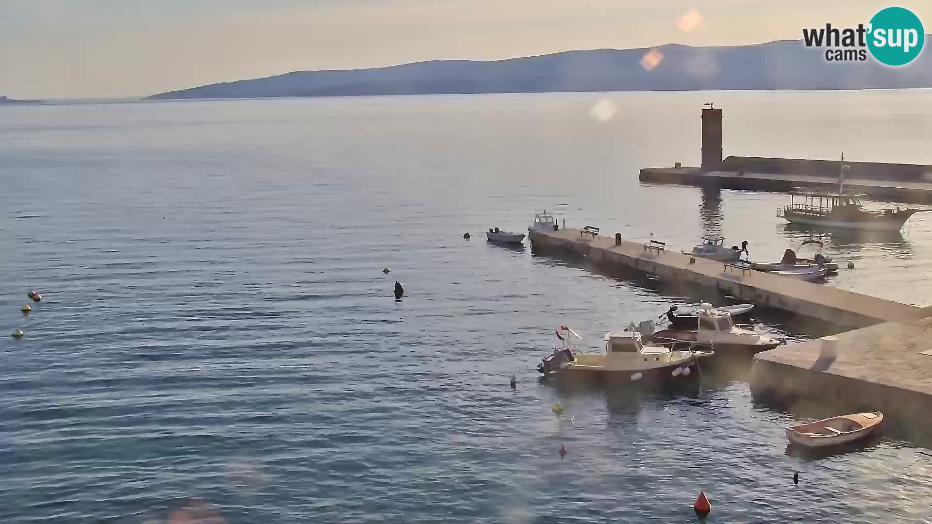 Senj Spletna kamera – pogled na obalo Senja