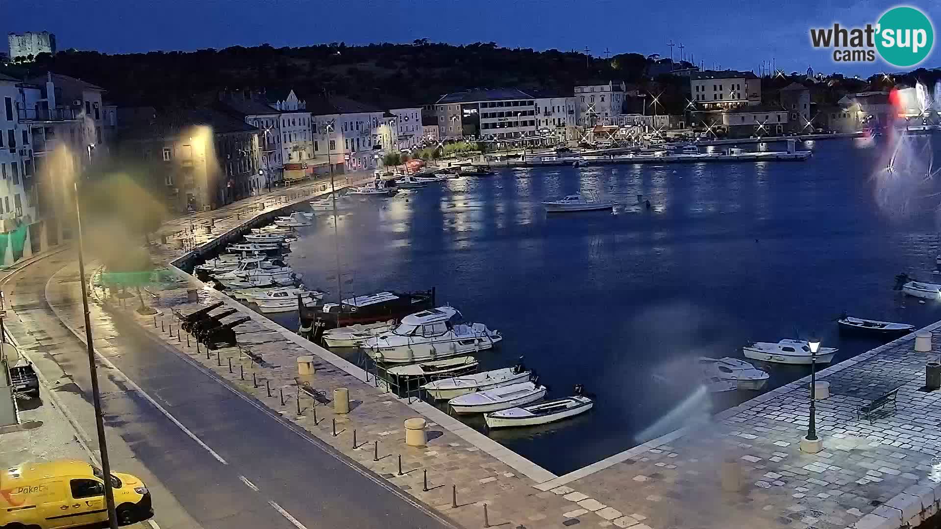 Senj Spletna kamera – pogled na obalo Senja