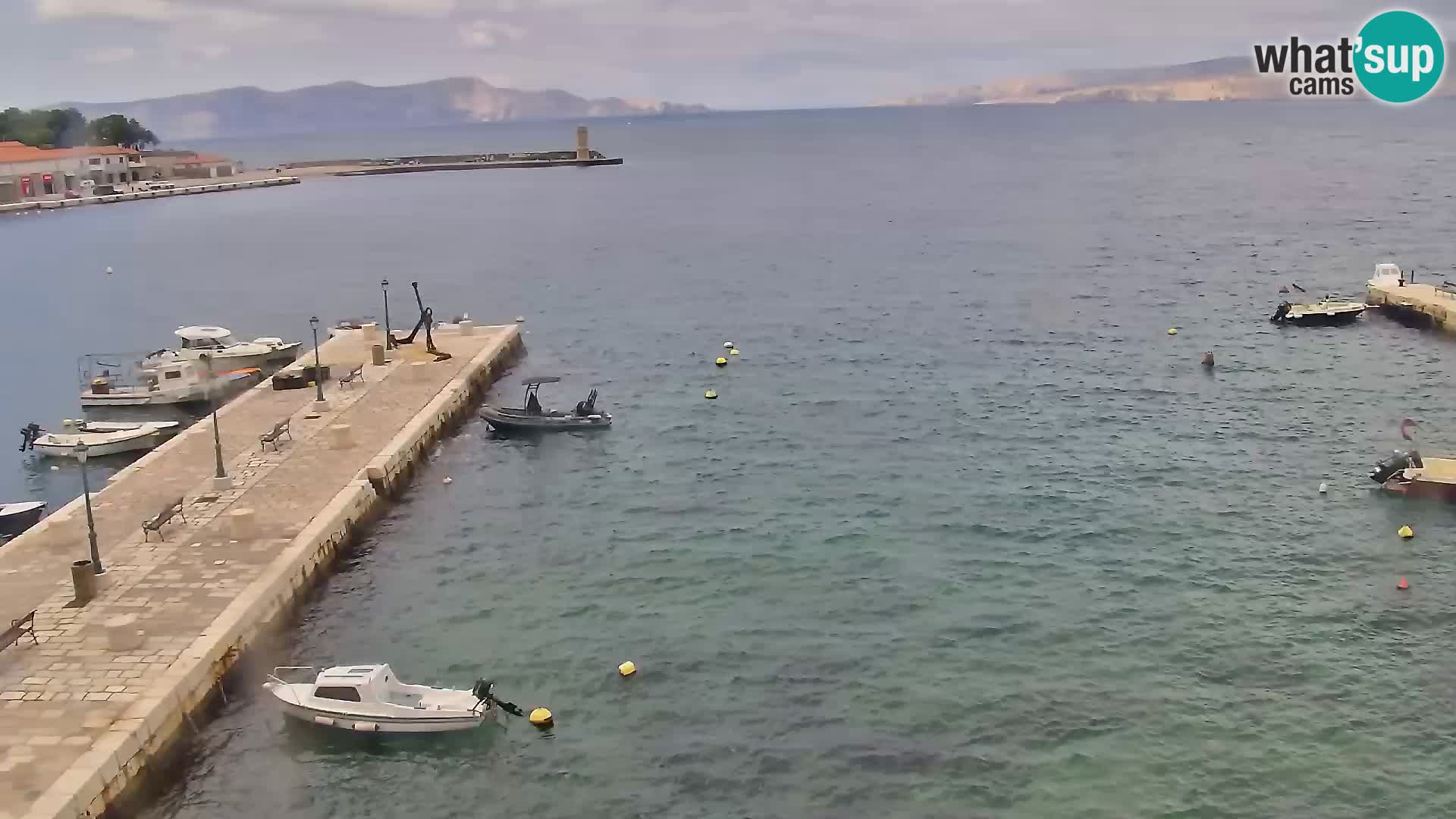 Senj camera en vivo – Vista panorámica de Senj riva