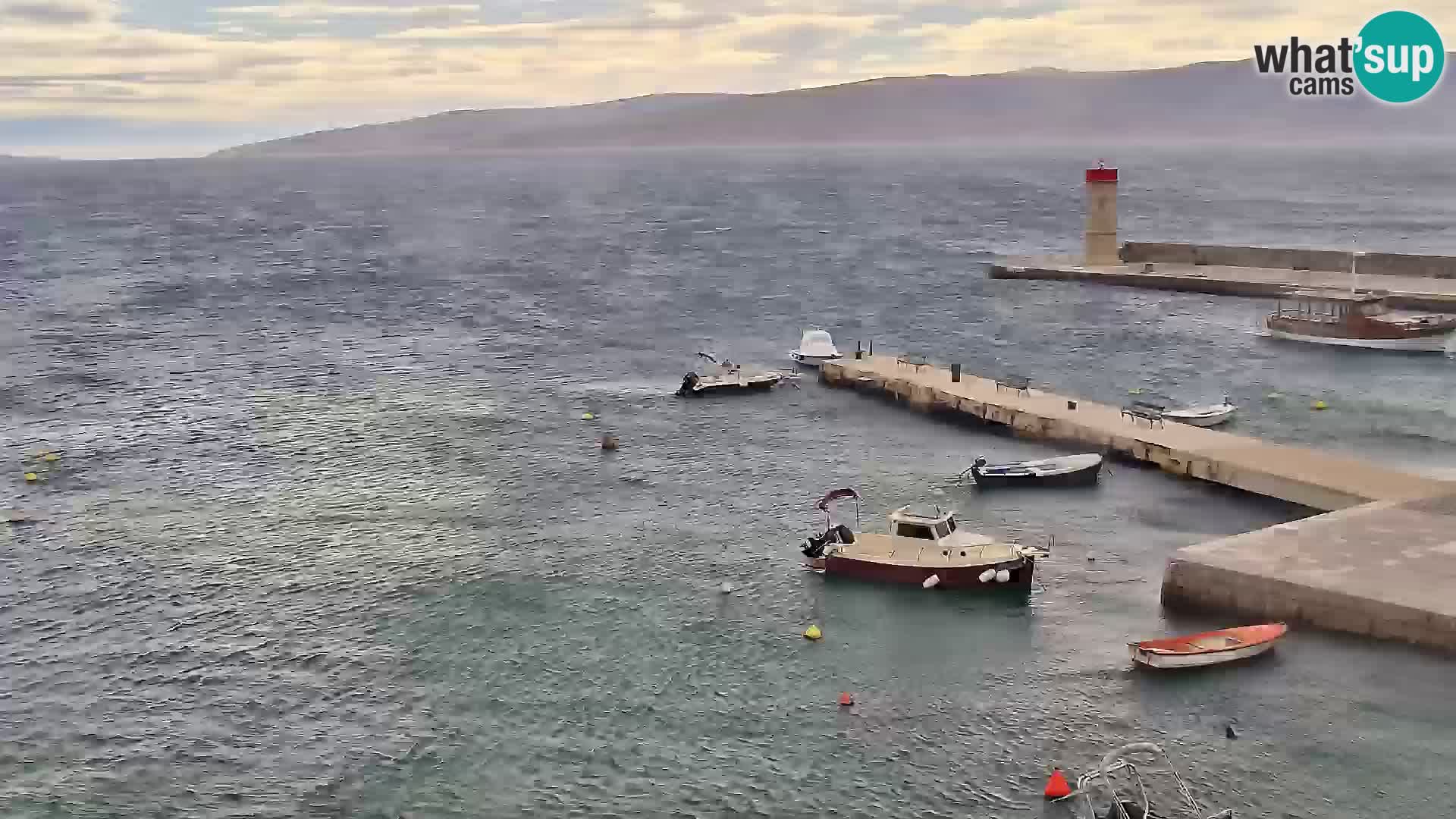 Senj Spletna kamera – pogled na obalo Senja