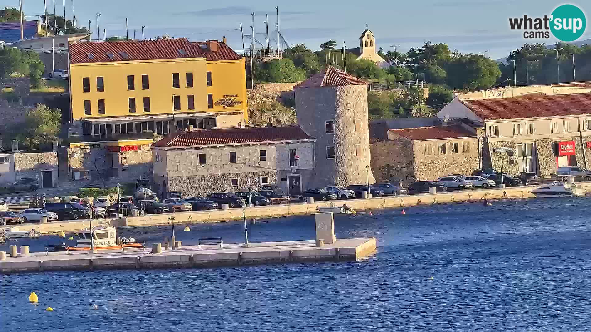 Kamera u živo Senj – Panoramski pogled na senjsku rivu