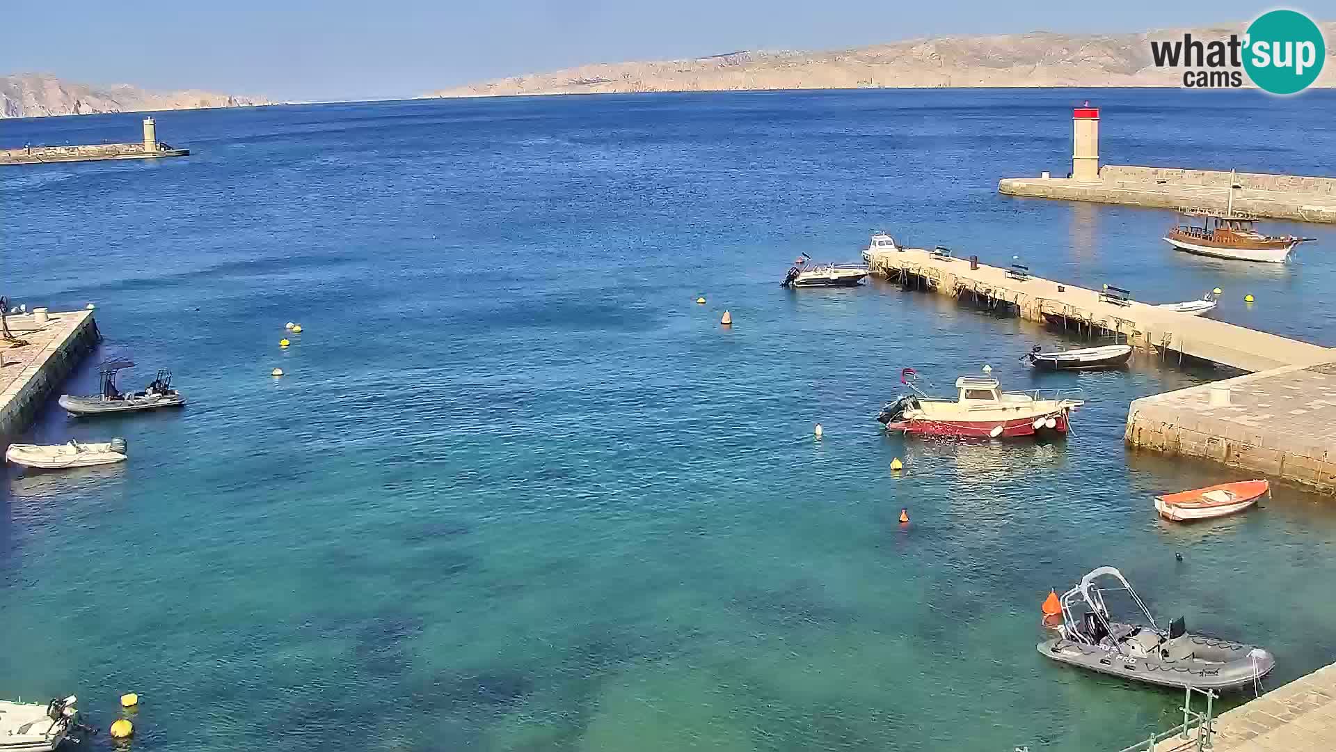 Senj camera en vivo – Vista panorámica de Senj riva