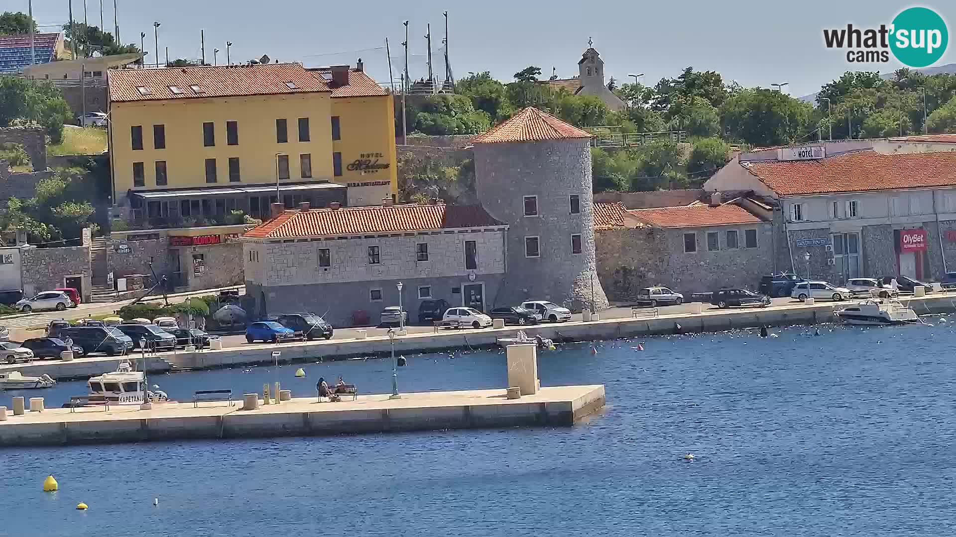 Senj camera en vivo – Vista panorámica de Senj riva