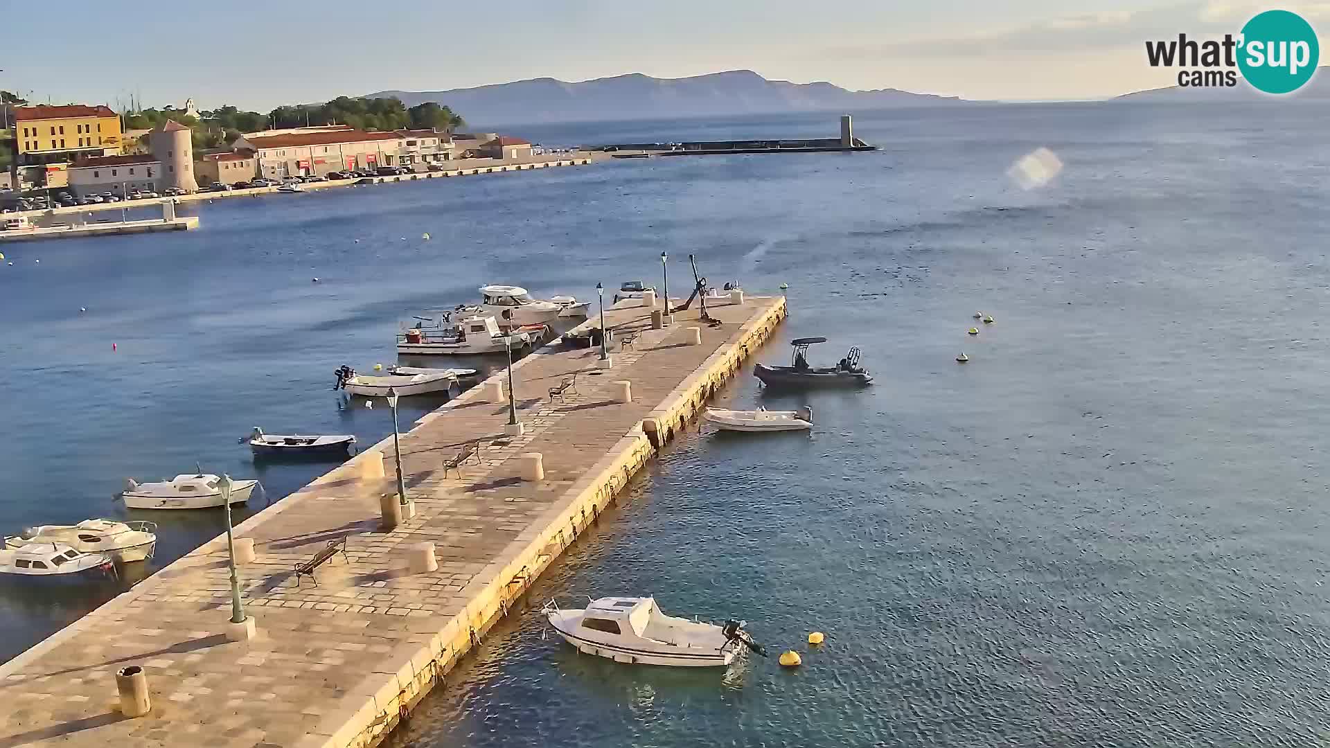 Webcam Segna – Panorama dell’lungomare di Senj