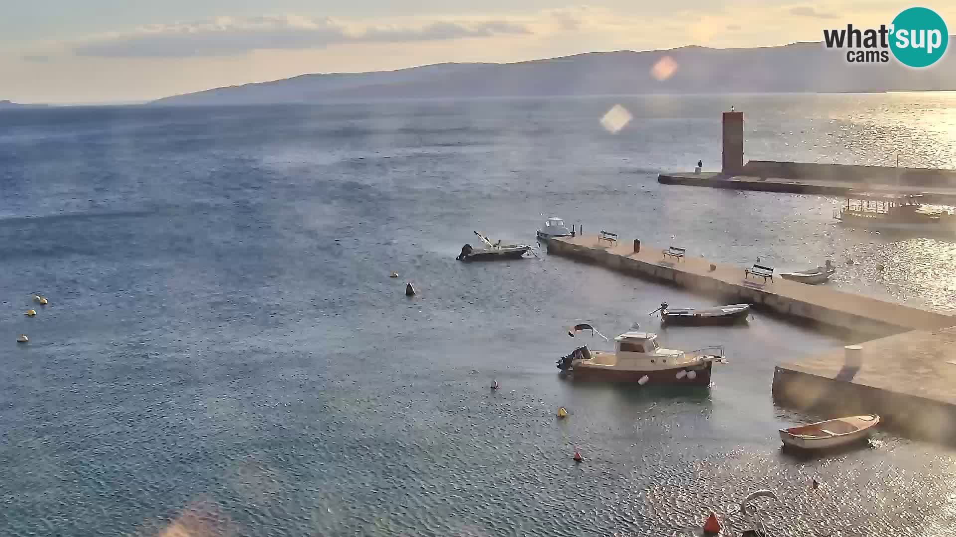Senj camera en vivo – Vista panorámica de Senj riva