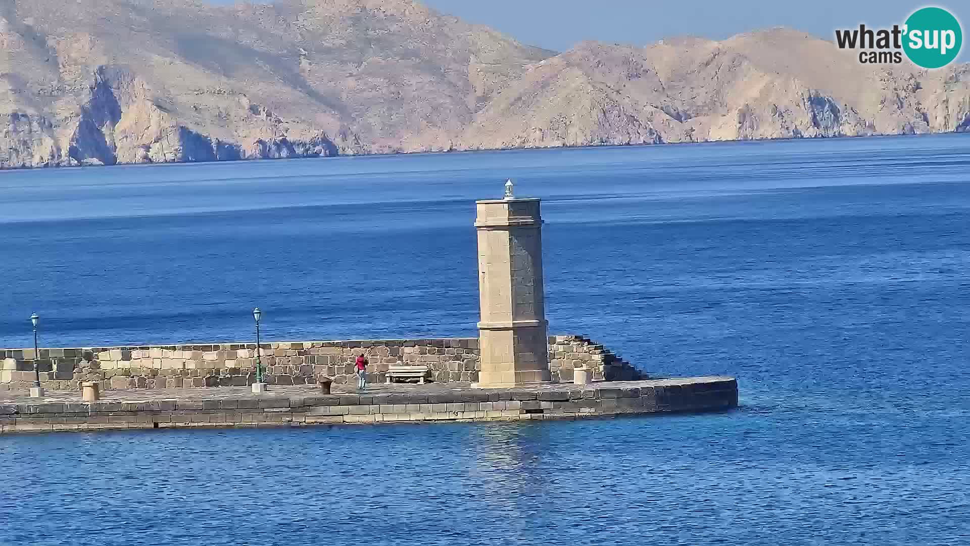 Webcam Segna – Panorama dell’lungomare di Senj