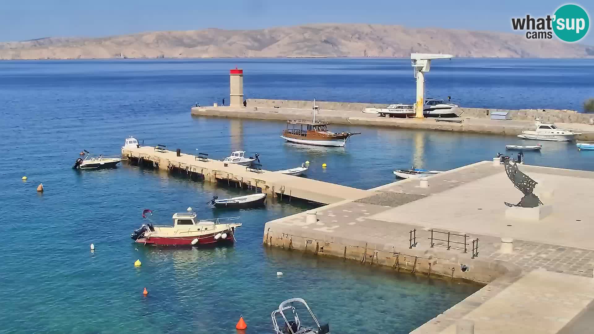 Senj camera en vivo – Vista panorámica de Senj riva