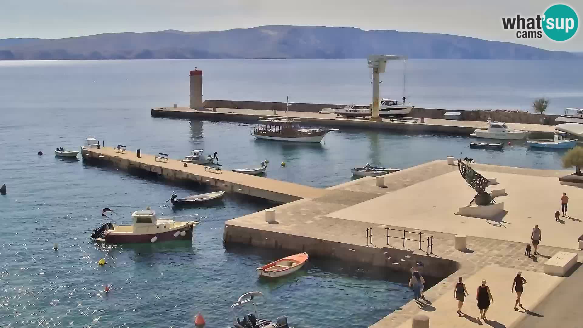 Webcam Segna – Panorama dell’lungomare di Senj