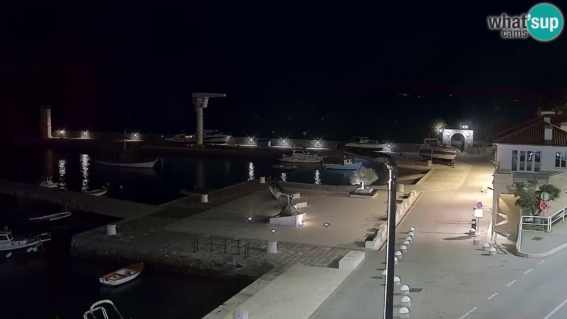 Webcam Segna – Panorama dell’lungomare di Senj